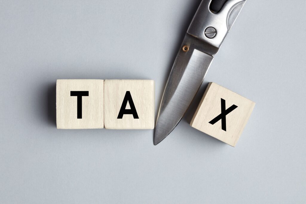 A visual representation of tax deduction.