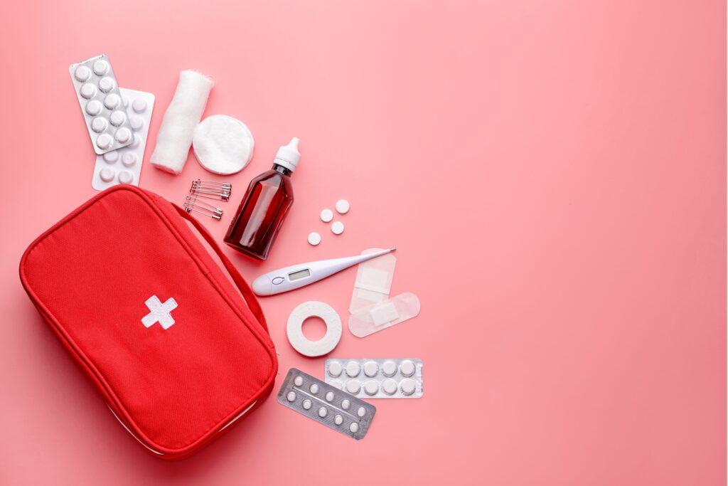 Emergency kits, for unforeseen accidents, is also a great thing to have on hand.