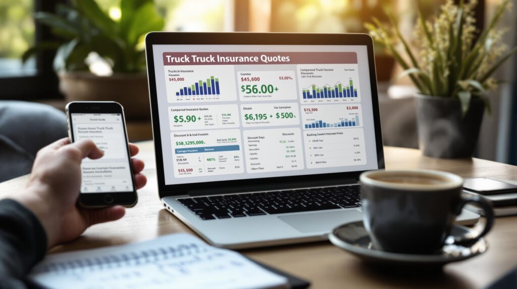 How to Find the Best Truck Insurance Quotes Online 2025 3 quotes2